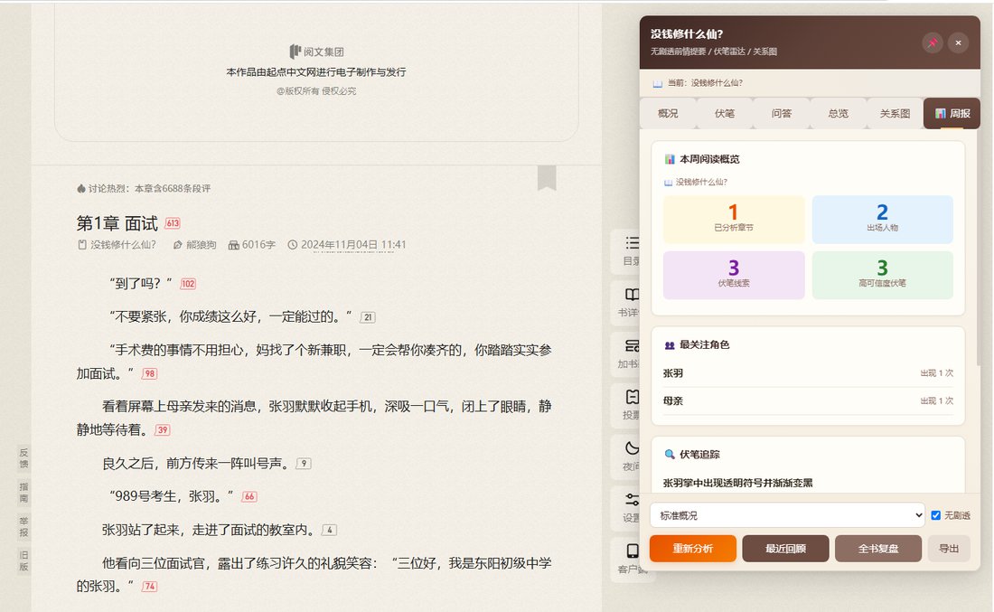 鉴来助手阅读周报